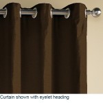 Eyelet Curtains on Poles